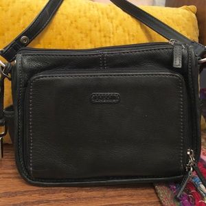 Leather fossil purse